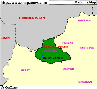 Map of Badghis