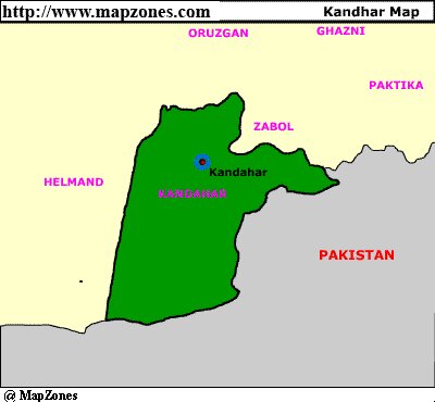 Map of Kandahar
