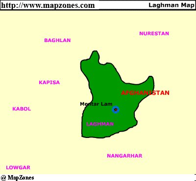 Map of Laghman