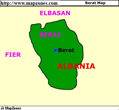 Map of Berat