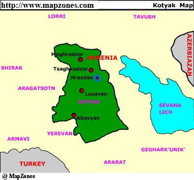 Map of Kotyak
