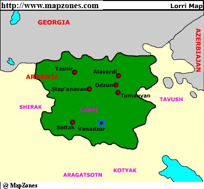 Map of Lorri