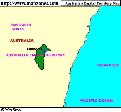 Map of Australian_capital_territory