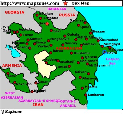 Map of Qax