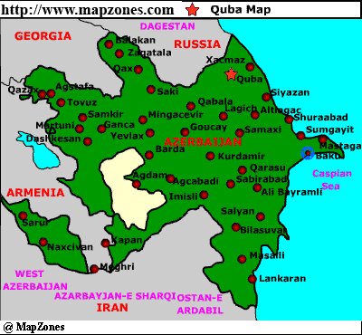 Map of Quba