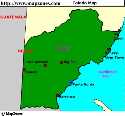 Map of Toledo