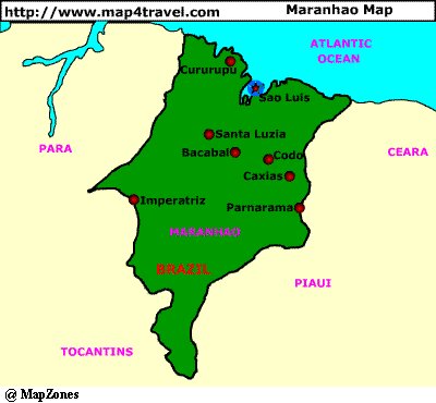 Map of Maranhao