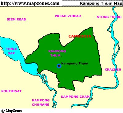 Map of Kampong_thum