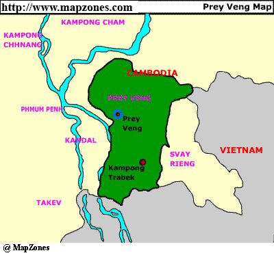 Map of Prey_veng