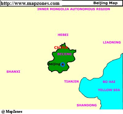 Map of Beijing