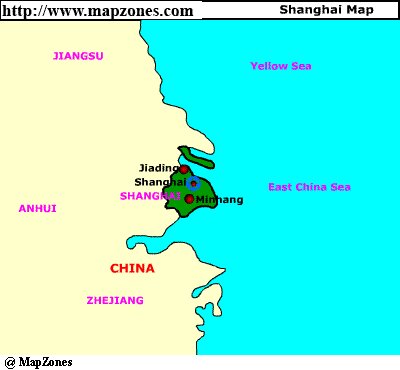 Map of Shanghai