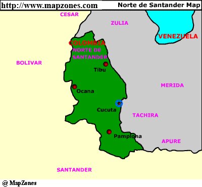 Map of Norte_de_santander