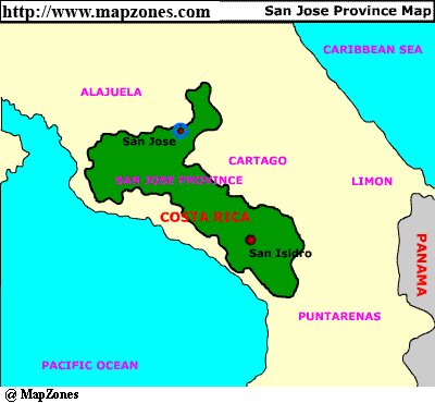 Map of San_jose_province