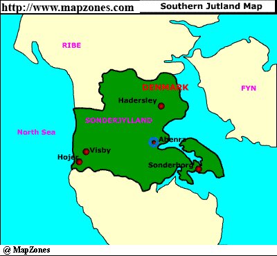 Map of Southern_jutland