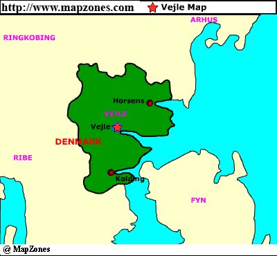 Map of Vejle