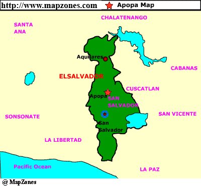 Map of Apopa