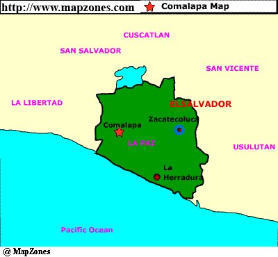 Map of Comalapa