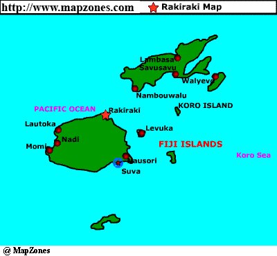 Map of Rakiraki