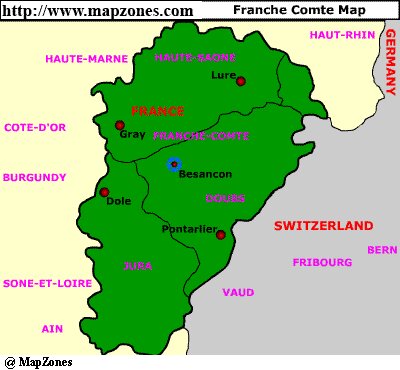 Map of Franche_comte