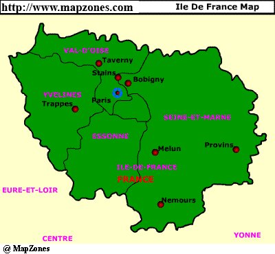 Map of Ile_de_france