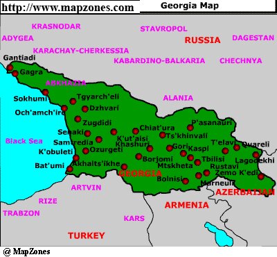 Map of Georgia