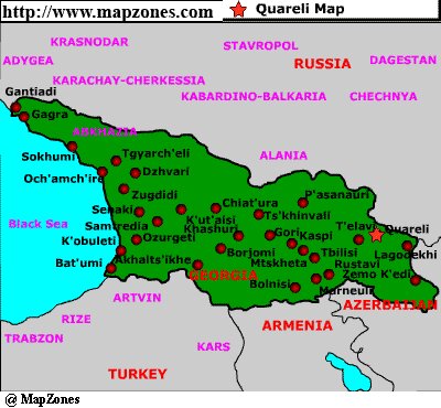 Map of Quareli