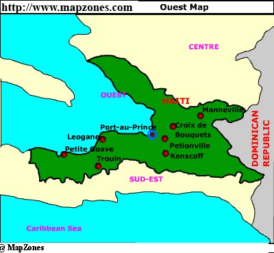Map of Ouest