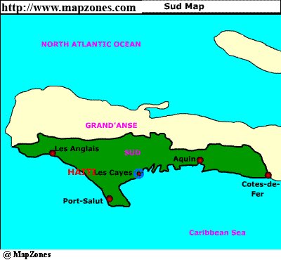 Map of Sud