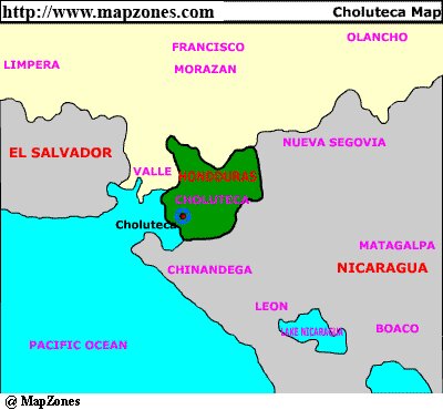 Map of Choluteca