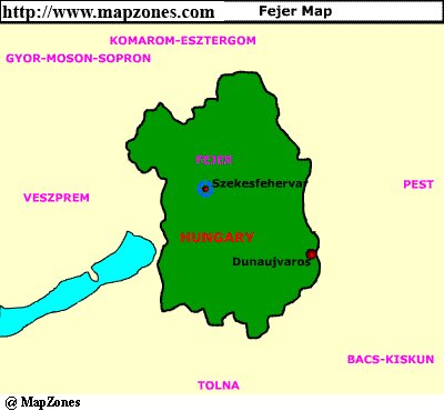 Map of Fejer