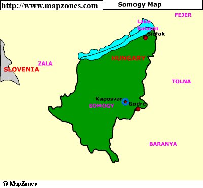 Map of Somogy