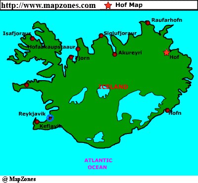 Map of Hof