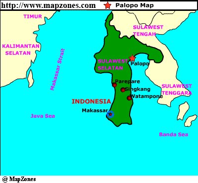 Map of Palopo