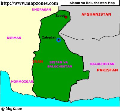 Map of Sistan_va_baluchestan