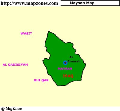 Map of Maysan