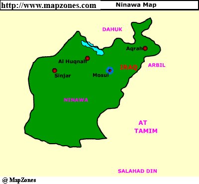 Map of Ninawa