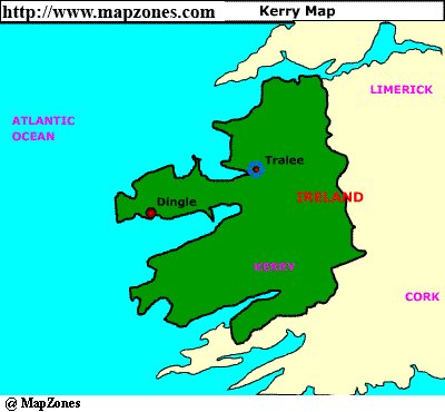 Map of Kerry