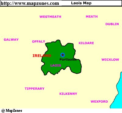 Map of Laois