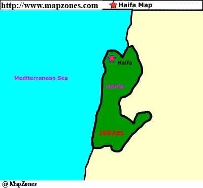 Map of Haifa