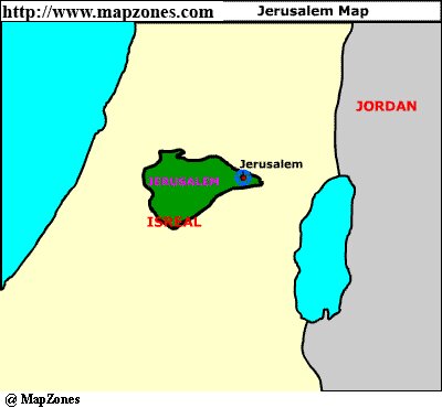 Map of Jerusalem