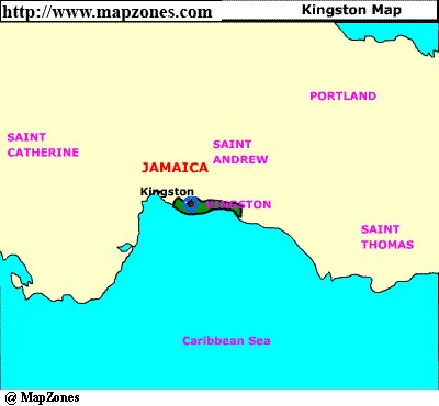 Map of Kingston