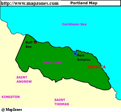 Map of Portland