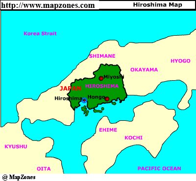 Map of Hiroshima