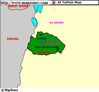 Map of At_tafilah