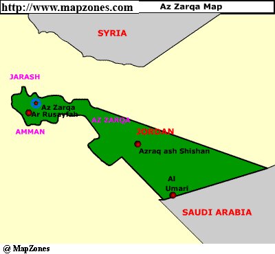 Map of Az_zarqa