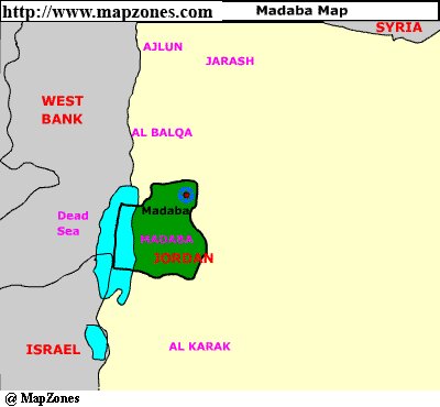 Map of Madaba
