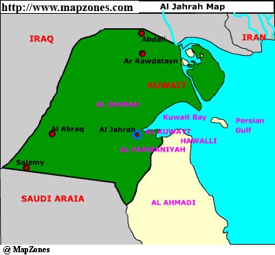 Map of Al_jahrah