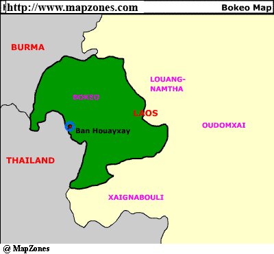 Map of Bokeo