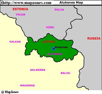 Map of Aluksnes