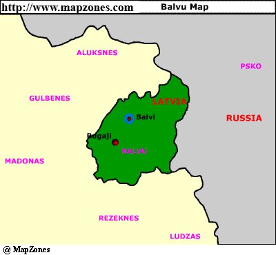 Map of Balvu